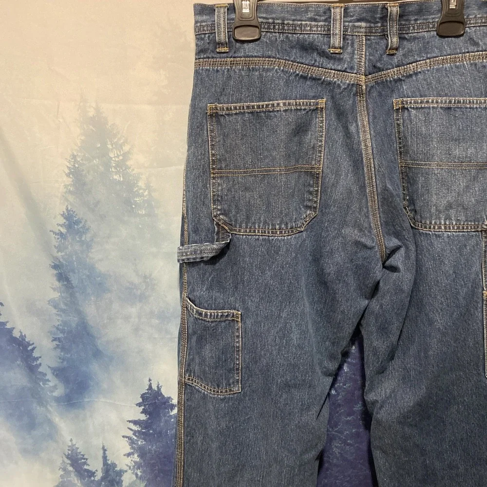 VINTAGE Faded Glory Carpenter Jeans 34x32 Lined